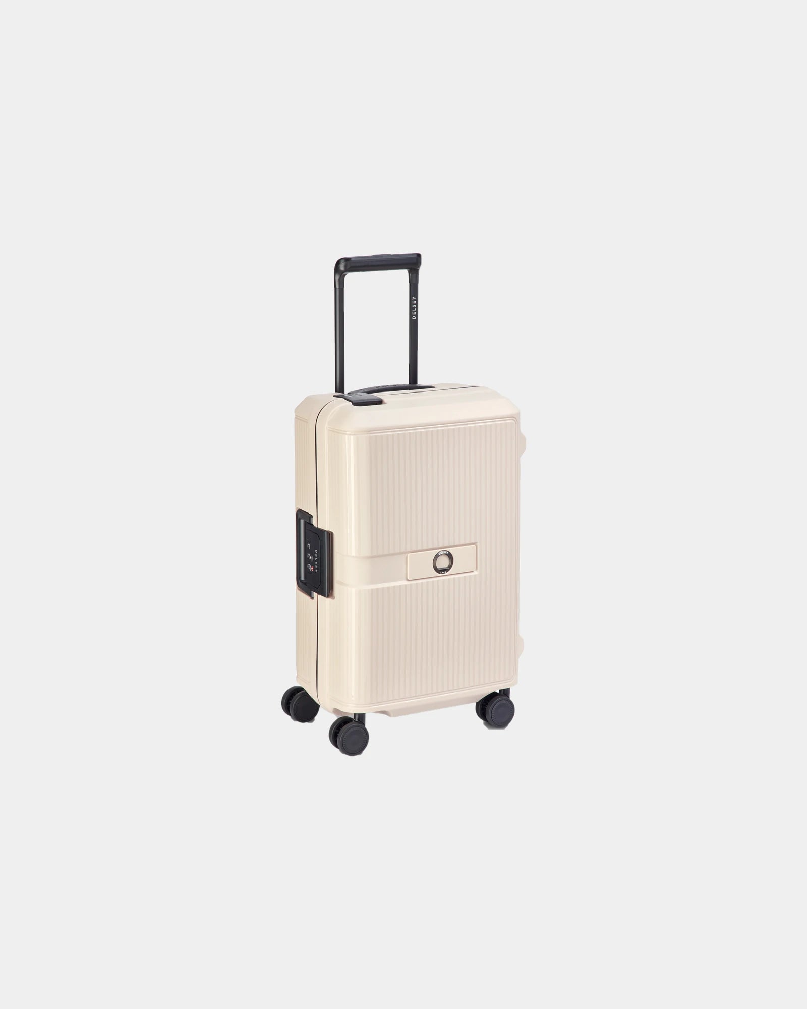 Valise polypropylène Delsey Vauban 55 cm à personnaliser - Beige